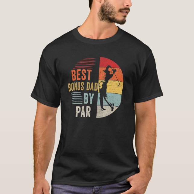 T-shirt Mens Golf Meilleur Bonus Papa Par Par Daddy Golfer (Devant)