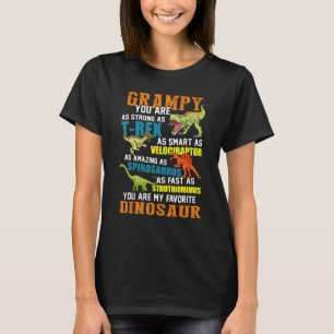 T-shirt Mens Grampysaurus T Rex Dinosaur Grampy Saurus