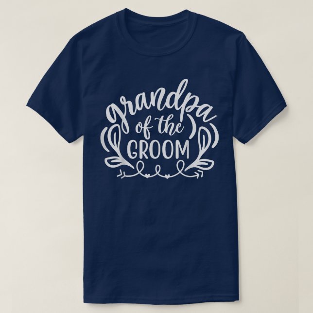 T-shirt Mens Grand-père De La Mariage de la pièce jumelée  (Design devant)