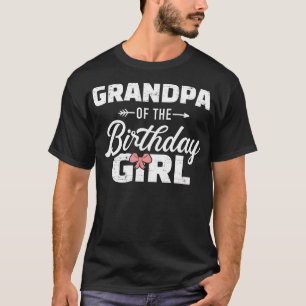T-shirt Mens Grand-père de la petite-fille d'anniversaire