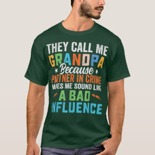 T-shirt Mens Grand-Père Fête des pères On M'Appelle Grand-