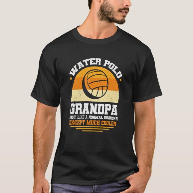 T-shirt Mens Grand-Père Water Polo Grandpa Water Polo Pla (Devant)