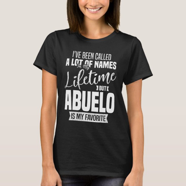 T-shirt Mens Grandpa Abuelo Cite La Fête des pères (Devant)