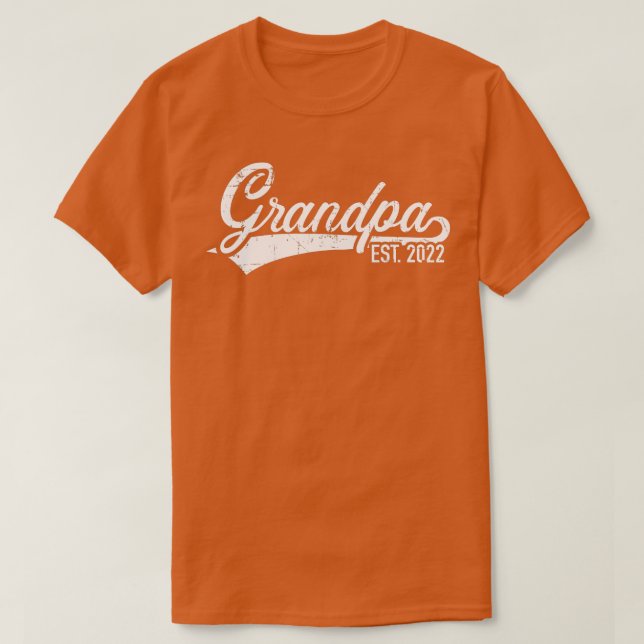 T-shirt Mens Grandpa est (Design devant)