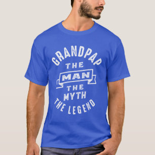T-shirt Mens Grandpap The Man Myth Legend Cadeau