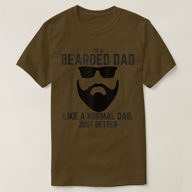 T-shirt Mens Great Beard Comes Great Responsibility Beard  (Design devant)