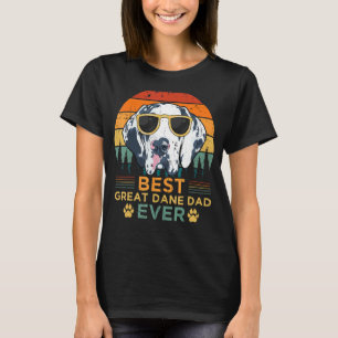 T-shirt Mens Great Dane Chien Vintage Best Great Dane Papa