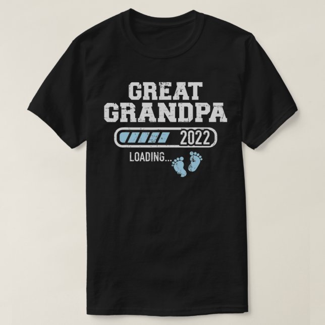 T-shirt Mens Great grandpa loading 2022  (Design devant)