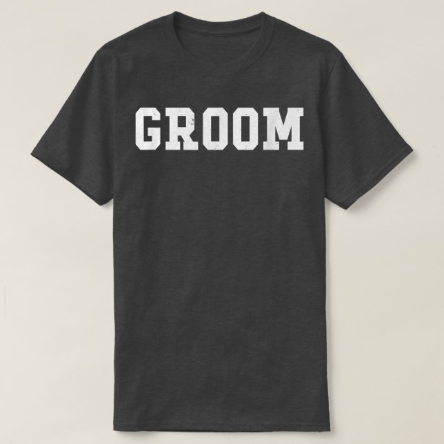 T-shirt Mens Groom1595 (Design devant)