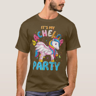 T-shirt Mens Groom Son Bachelor Party Unicorn Funny Bac