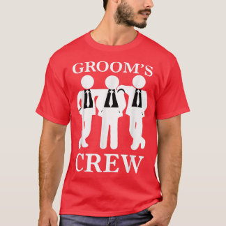 T-shirt Mens Grooms Crew Bachelor Party Groomsmen Gifts