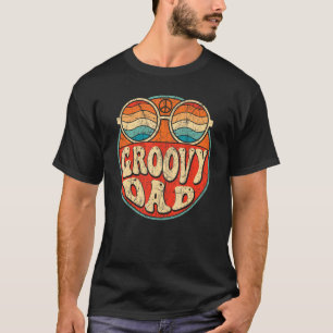 T-shirt Mens Groovy Dad 70s Aesthetic Nostalgia 1970's Ret