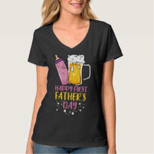 T-shirt Mens Grossesse bébé Révéler papa papa heureux prem