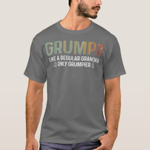 T-shirt Mens Grumpa Définition Tee Comme Un Grand-Père Rég