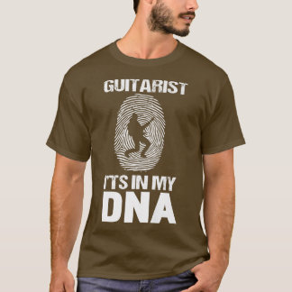 T-shirt Mens Guitar Is In My DNA Funny Guitar Player Men87