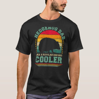 T-shirt Mens Hérisson Papa Comme Un Père Régulier Mais Fa