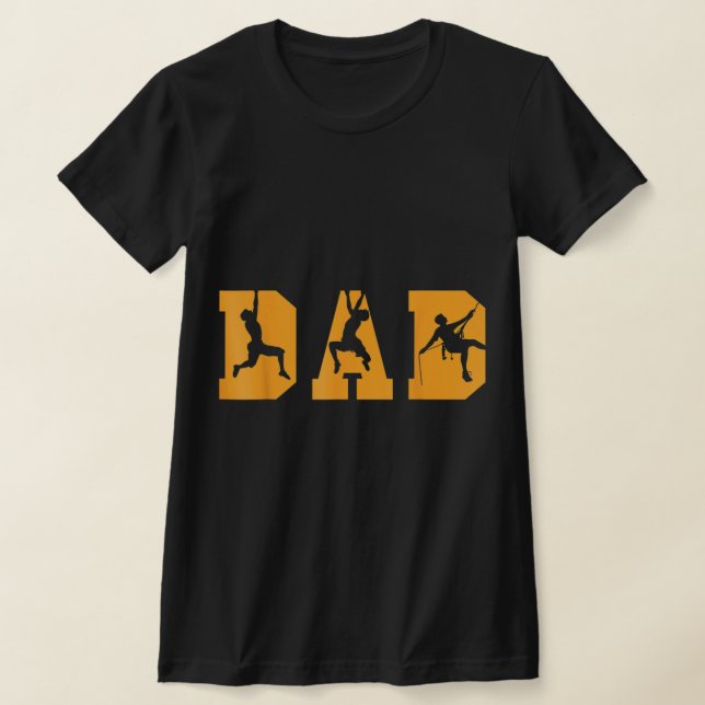 T-shirt Mens Hiking Dad Mountaineering Mountain Climbing H (Poser)