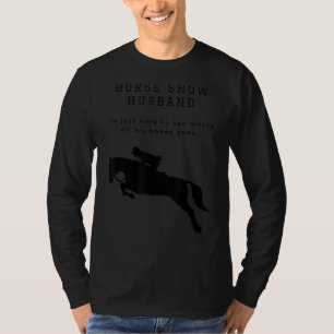 T-shirt Mens Horse Show Mari Pour Hunter Jumper Eventi