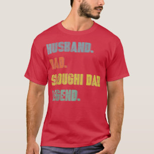 T-shirt Mens Husband Dad Sloughi Dad Legend Vintage Father