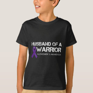 T-shirt Mens Husnd of A Warrior Heimerheimer's Awareness
