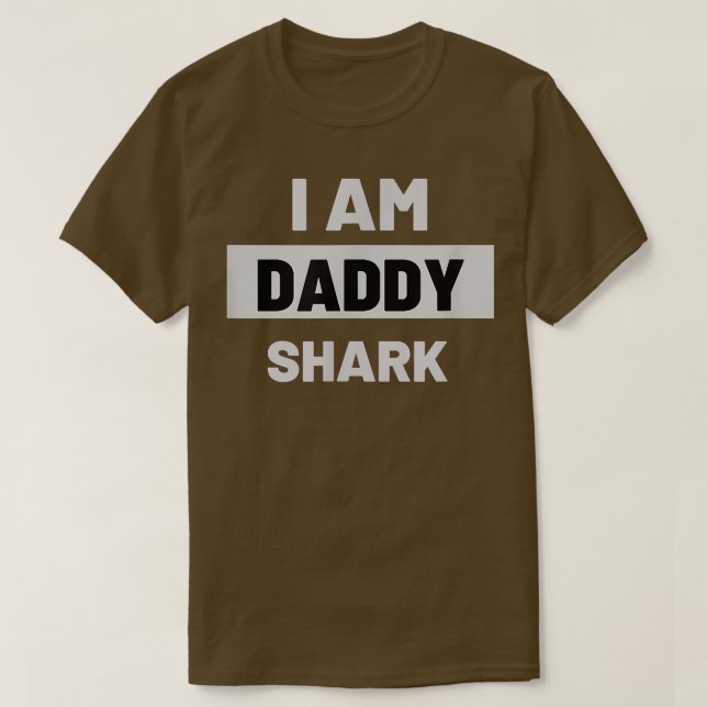 T-shirt Mens I AM DADDY SHARKGift pour papa (Design devant)