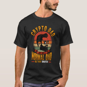 T-shirt Mens I Crypto Papa Comme Un Papa Normal Qui Échang