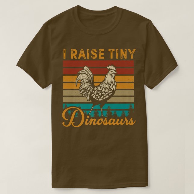 T-shirt Mens I Lever Des Dinosaures Minuscules Amateurs De (Design devant)