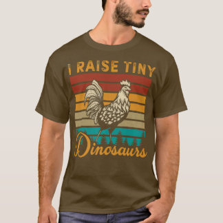 T-shirt Mens I Lever Des Dinosaures Minuscules Amateurs De