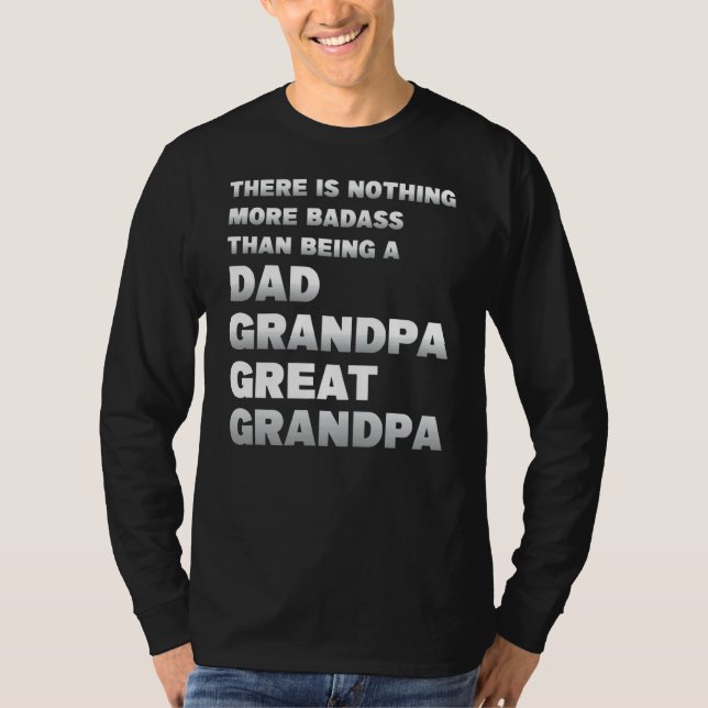 T-shirt Mens Il N'Y A Rien D'Être Un Père Grand-Père Grand (Devant)
