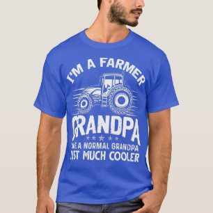 T-shirt Mens Im A Farmer Grand-Père Rancher Cadeaux Tracte