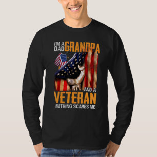 T-shirt Mens Im A Papa Grand-pa Vétérinaire Fête des pères