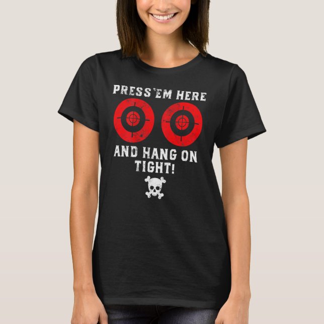 T-shirt Mens Instructions Passager Presse Em Here Funny Mo (Devant)