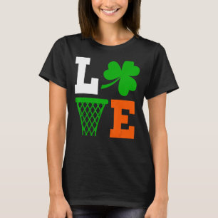 T-shirt Mens Irish Cute Funky Basketball St Patrick S Day