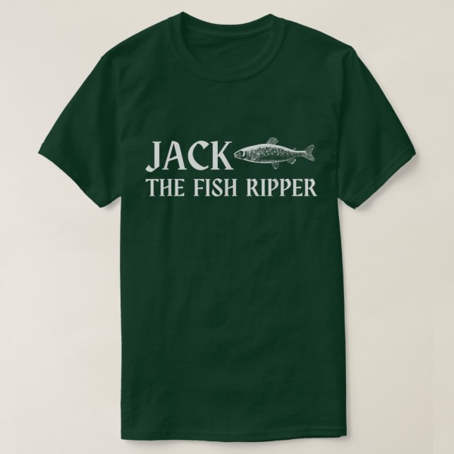T-shirt Mens Jack L'Épineur De Poisson Pêcheur Porteur Pêc (Design devant)