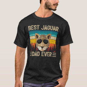 T-shirt Mens Jaguar Vintage Funky Meilleur Jaguar Papa Jam