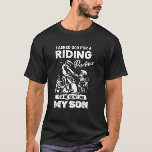 T-shirt Mens J'Ai Demandé À Dieu Pour Un Partenaire D'Équi