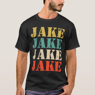 T-shirt Mens Jake Retro Names Vintage Style Personalized