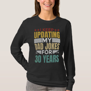 T-shirt Mens Je Continue À Mettre À Jour Mes Blagues Papa