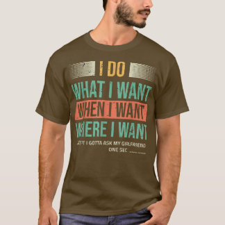 T-shirt Mens Je Fais Quoi Quand Je Veux Ecept Je Dois Dema