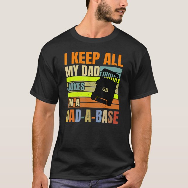 T-shirt Mens Je Garde Tous Mon Père Plaisanter Dans Un Pap (Devant)