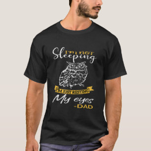 T-shirt Mens Je Ne Dors Pas Je Me Sens Juste Reposer Mes Y