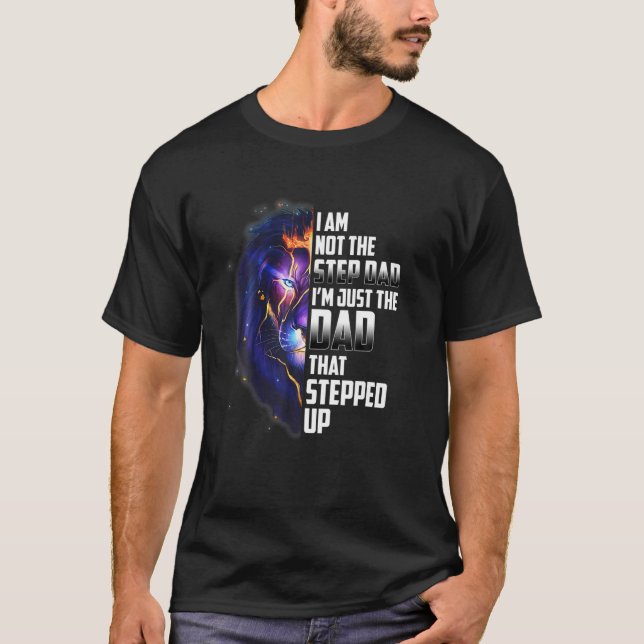 T-shirt Mens Je ne suis pas l'étape Papa Je suis juste le  (Devant)