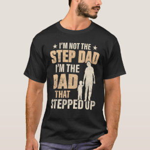 T-shirt Mens Je ne suis pas l'étape Papa Je suis le papa q