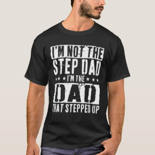T-shirt Mens Je ne suis pas l'étape Papa Je suis le papa q