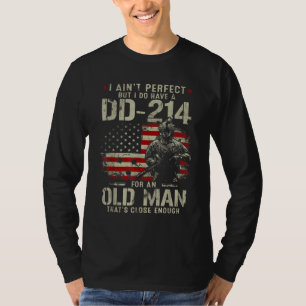 T-shirt Mens Je ne suis pas parfait J'ai un vétéran DD-214
