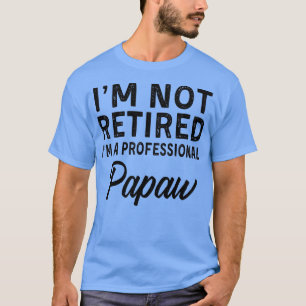 T-shirt Mens Je Ne Suis Pas Retraité Un Professionnel Père