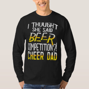T-shirt Mens Je Pensais Qu'Elle A Dit Concours De Bière Ch