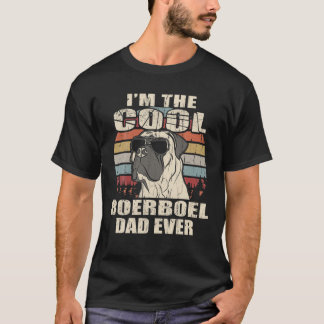T-shirt Mens Je suis le Cool Boerboel Papa jamais Vintage
