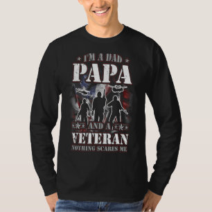 T-shirt Mens Je suis Papa Papa Papa Papa Et Vétérinaire Pa