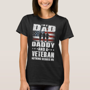T-shirt Mens Je suis papa papa papa papa papa et un papa v